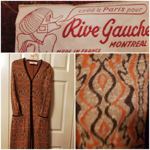 VINTAGE Cardigan / Coat M - Picture 4 of 10